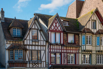 Maisons normandes à Deauville