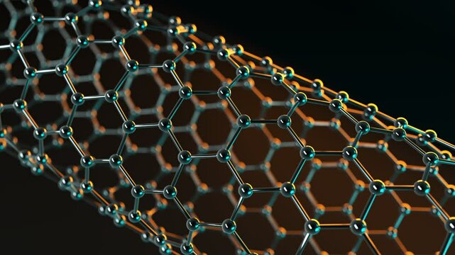 Blue Nanotubes Nanostructure Loopable Animation Science Research And Technology Nanotubes Atom Like Nanostructure Loopable Animation Nanotechnology Science Background Chemistry Research Technology Nan