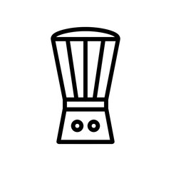 Juice blender icon with simple and modern design