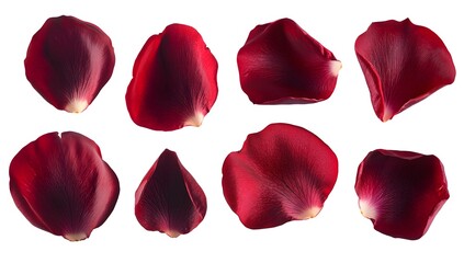 Fototapeta premium Red Rose Petals for Love and Romance