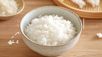 Various Types of Rice Displayed in the Selection Area, Showcasing a Diverse Range of Grains. Ideal for Culinary Choices and Grocery Shopping, Highlighting the Different Textures and Colors of Rice Var