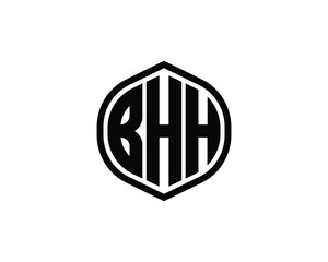 Obraz premium BHH logo design vector template. BHH