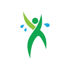 Heart Life Logo Vector Template Icon