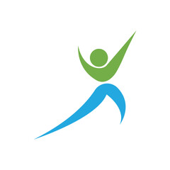 Heart Life Logo Vector Template Icon