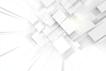 Fototapeta premium Geometric White and Gray Abstract Background