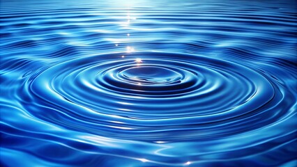Abstract blue water ripples background perfect for design projects