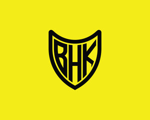 BHK logo design vector template. BHK