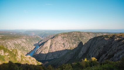 Fototapeta premium Rivera sacra, beautiful place in Galicia, Spain