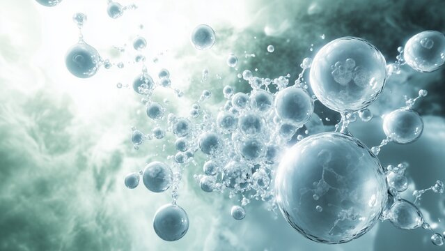 The Chain Reaction of Ozone Destruction. A diagrammatic illustration showing how one CFC molecule can destroy multiple ozone molecules, leading to a cascading effect of ozone depletion