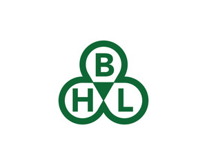 BHL Logo design vector template. BHL