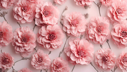 pink and white flowers