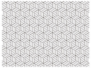 幾何学模様・立方体2