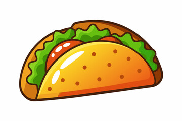 Tacos Illustration Vector - Ideal for Recipes and Culinary Projects