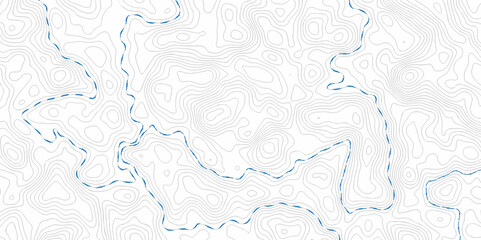 Black and white topography contour lines map isolated on white background. The stylized height of the topographic map contour in lines and contours isolated on transparent. topography line map.
