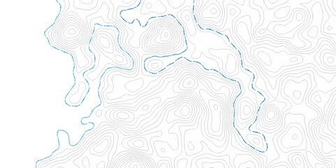 Vector seamless wave stripe topography map pattern. Topography map geography relief. Abstract wavy line curve striped cartography grid diagram.