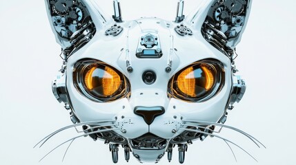 Robotic Cat Head.
