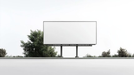 Obraz premium Blank Billboard Mockup.