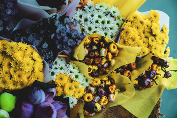 Flowers and leaves against the sun will be more beautiful, all magical from the rays of sunlight...