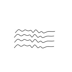 abstract wave line