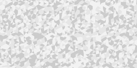 Vector geometric seamless gray and white cube square low polygon background. abstract surface creative diamond pattern gray Polygon Mosaic triangle, business corporate background.