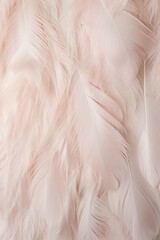 Obraz premium Soft feather close-up texture flat lay background