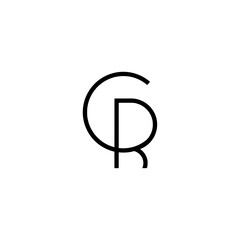 cr logo design 