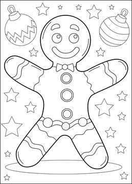 cookie coloring book page