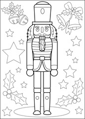 nutcracker coloring book page