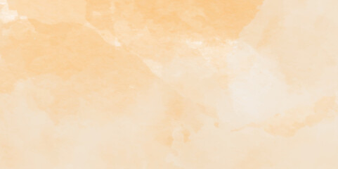 Abstract yellow watercolor brush stroke on white background,Colorful and beautiful yellow paper texture for any book cover, wallpaper, decoration,Hand drawn illustration for your design. place for tex