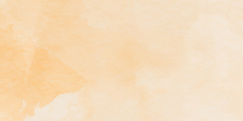 Abstract yellow watercolor brush stroke on white background,Colorful and beautiful yellow paper texture for any book cover, wallpaper, decoration,Hand drawn illustration for your design. place for tex