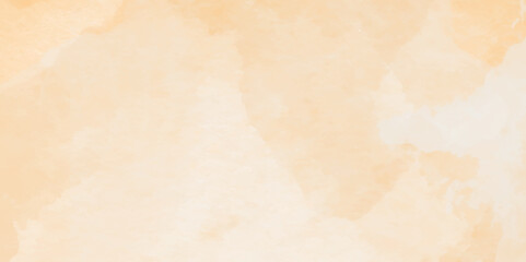 Abstract yellow watercolor brush stroke on white background,Colorful and beautiful yellow paper texture for any book cover, wallpaper, decoration,Hand drawn illustration for your design. place for tex