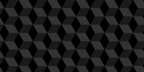 Vector cube triangle geometric tile mosaic wall grid retro digital hexagon technology wallpaper background. black block cube structure backdrop square triangle text.