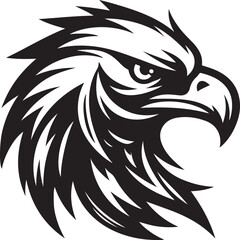 Naklejka premium Eagle bird illustration vector