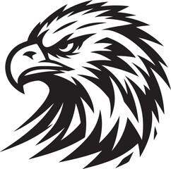 Eagle bird illustration vector