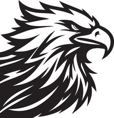 Eagle bird illustration vector