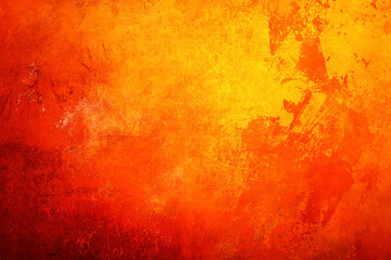 Obraz premium Abstract Orange Background with Red Grunge Texture for Thanksgiving and Halloween.