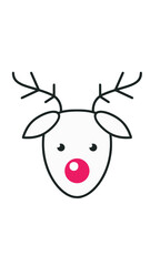 illustration of a reindeer