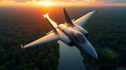 Naklejka premium Fortschritt der Luftfahrttechnologie