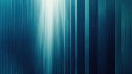 Abstract Teal and White Stripes