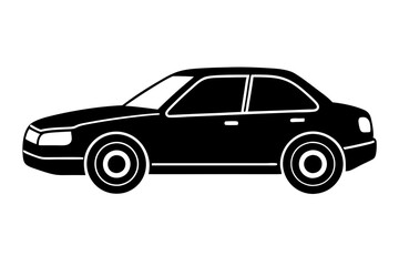 car silhouette vector illustration