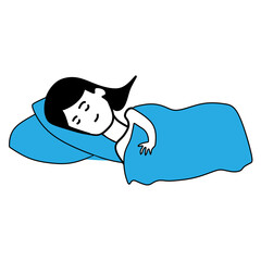 the girl is sleeping3.eps