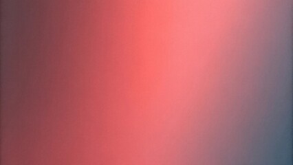 A soft gradient blends from dark gray on the left side of the image to a warm coral-pink on the right side.