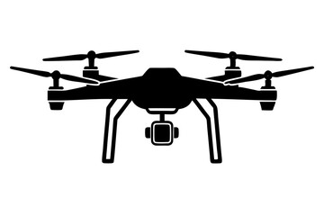 drone silhouette vector illustration