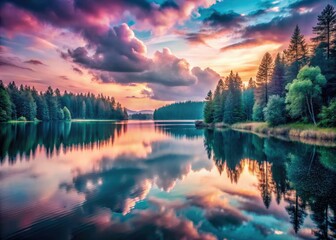 Obraz premium * Moody Pastel Hues: Color tone of the image