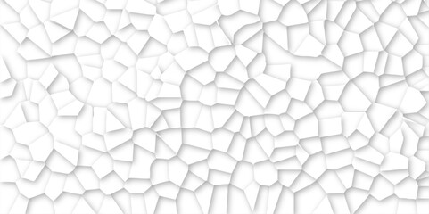 Abstract vector design 3d digital background white broken glass effect wall crack broken wall. Random lines decay grungy texture desolate distressed plates