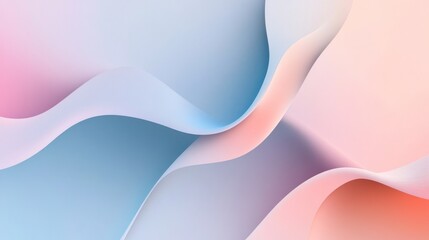 Abstract Pastel Swirls Background