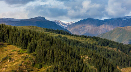 landscape in the mountains