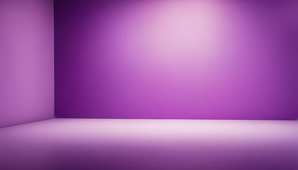 Fototapeta premium Abstract empty light gradient purple studio room Abstract purple studio background for product presentation. Empty room with shadows of window 250