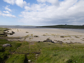 Playa de Traig Lar, North Uist, Islas Hébridas, Escocia, Reino Unido