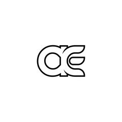 ae modern logo design